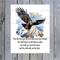 Isaiah 40:31 Wait Upon The Lord Bible Verse On Watercolor Of A Flying Eagle Vintage Verses 8x10 Wall Art Printable Digital Download DIY 

